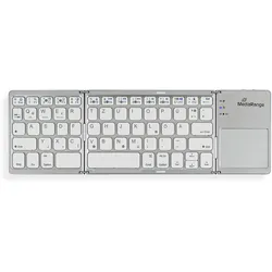 MediaRange Tastatur kabellos MROS133 silber