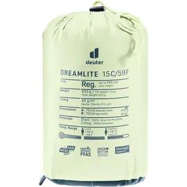 Deuter Dreamlite 15C/59F Schlafsack (Größe max. 185cm , blau)