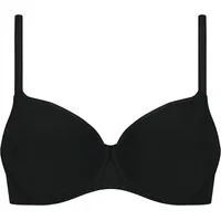 MEY Dessous Serie Joan Bügel-BH, blickdicht, uni, für Damen, 3 Schwarz 75E