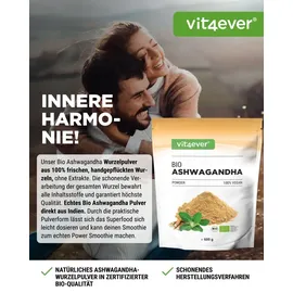 Vit4ever Bio Ashwagandha Pulver 600 g