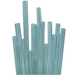 biomondi Strohhalme, transparent, Biologisch abbaubare Trinkhalme aus PLA, 1 Packung = 500 Stück, 8 mm