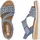 Rieker Keilsandalette Damen Blau 43
