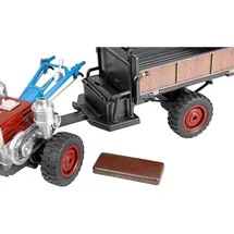 AMEWI RC-Landmaschine Retro-Traktor 4CH RTR blau/braun/rot/schwarz/silber
