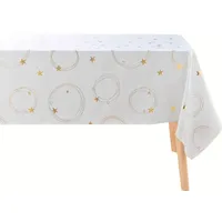 Douceur d'intérieur - Rechteckige Tischdecke mit goldenem Sternmotiv