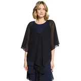 Vera Mont Chiffonstola mit Volant", in schwarz, M