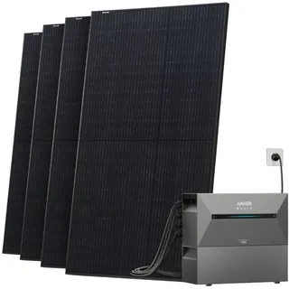 2000 W / 800 W inkl. 3,2 kWh Anker Solix 2 Pro Speicher