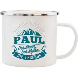 H&H Echter Kerl Emaille-Becher Paul