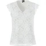 Pieces Pcolline SL LACE V-NECK TOP Noos - XS