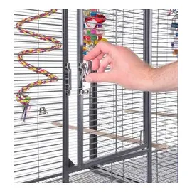 Montana Vogelkäfig Madeira Double 165 x 56 x 158 cm dunkelgrau