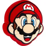 Tomy Deutschland TOMY Super Mario Mocchi Mocchi Mega Plüschtier 40cm, Nintendo & Mario Kart Merchandise, Schlafzimmerzubehör für Kinder, Dekokissen, Mario Stofftier für Jungen und Mädchen, geeignet ab 3 Jahren +