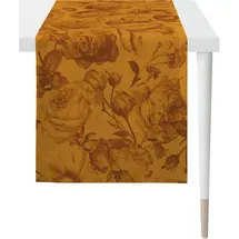 APELT Tischläufer APELT "5255 HERBSTZEIT, Herbstdeko, Herbst", braun, B:48cm L:140cm, Baumwolle, Tischdecken, Digitaldruck