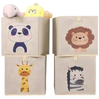 Navaris Aufbewahrungsbox Kinderzimmer - 4er Set - 33 x