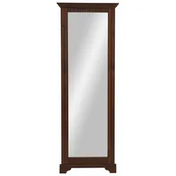 Spiegel HOME AFFAIRE "Rustic", braun (dunkelbraun), B:64cm H:190cm T:7cm, Glas, Spiegel, mit Rahmen aus massiver Kiefer, FSC-zertifiziert
