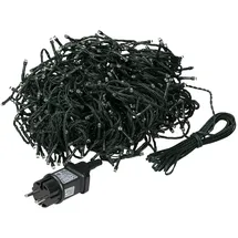 ECD Germany LED Lichterkette 39 m Dunkelgrün