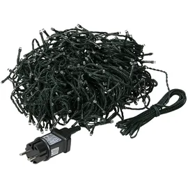 ECD Germany LED Lichterkette 39 m Dunkelgrün