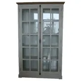 Casa Padrino Vitrine 136 x 43 x 222 cm Weiß