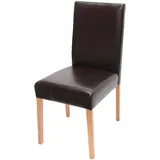 Esszimmerstuhl Littau, Küchenstuhl Stuhl, Leder