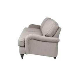 Soho Couch Flachgewebe 3-Sitzer Grau
