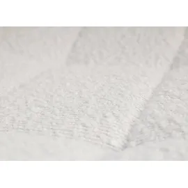 Mendler 2er-Set Esszimmerstuhl HWC-A60, Küchenstuhl Stuhl Drehstuhl, Stahl Stoff/Textil Bouclé (450g/m2) creme