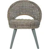 Maison Exclusive - Sessel Kubu-rattan Grau