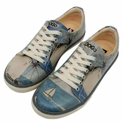 Sneaker DOGO "Damen Sneaker Meet Me Halfway Vegan Damen Sneaker / Female", Damen, Gr. 38, Normalschaft, bunt (natur), Lederimitat, Schuhe, Vegan