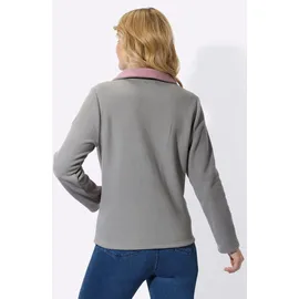 Classic Basics Fleeceshirt Sweatshirt Grau 44