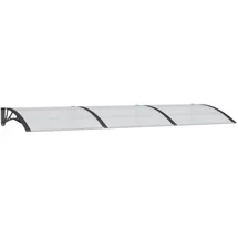 vidaXL PC Türvordach 300 x 100 cm schwarz