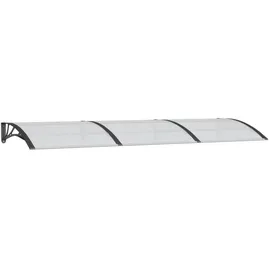 vidaXL PC Türvordach 300 x 100 cm schwarz