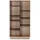 VS Venta-stock Bücherregal 150 x 80 x 33 cm Eiche/Grau