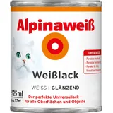 Weißlack 125 ml alpinaweiß glänzend