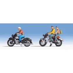 NOCH 18 H0, FIGUREN - Motorradfahrer