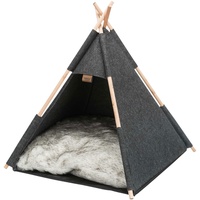 Hunde Zelt Tipi - Diese geräumige Hundehöhle ist die ideale Wohnungshütte für kleine 1 St Kissen