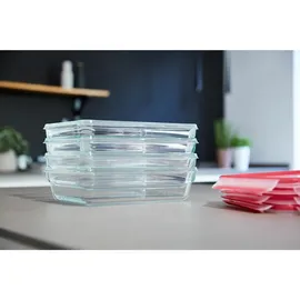 Emsa Frischhaltedose rund rot 0,1 l