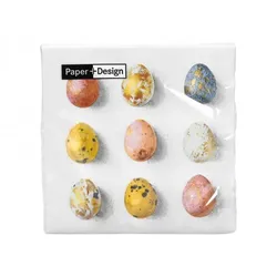 Paper+Design tabletop Cocktailserviette 3-lagig  Dreamy Eggs (24x24cm)