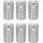 BUTLERS CANISTER Küchendose Silber 10 x 18 x 10 cm 1 l 6-teiliges Set