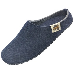 Gumbies Outback Slipper Hausschuhe, 43 - Navy-Grey