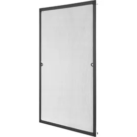 Juskys Fliegenschutzgitter mit Aluminiumrahmen 130 x 150 cm anthrazit