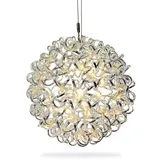 Gartenpirat Kugel 40 cm Aluminium 200 LED warmweiß