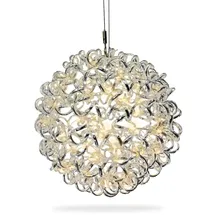 Gartenpirat Kugel 40 cm Aluminium 200 LED warmweiß