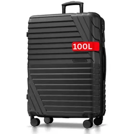 cocoono Larnaka 4-Rollen 78 cm / 100 l grau/schwarz