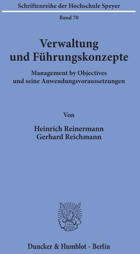 Verwaltung Und Führungskonzepte. - Heinrich Reinermann  Gerhard Reichmann  Kartoniert (TB)