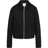 S.Oliver BLACK LABEL Viskosemix-Jacke mit Hemdkragen schwarz 34