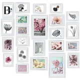 bomoe Blossom Bilderrahmen Kunststoff Weiß 24tlg