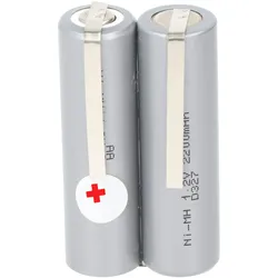 AccuCell Rasiererakku NiMH 2,4V 2200mAh ersetzt z.B. den originalen Akkutyp 138 10609
