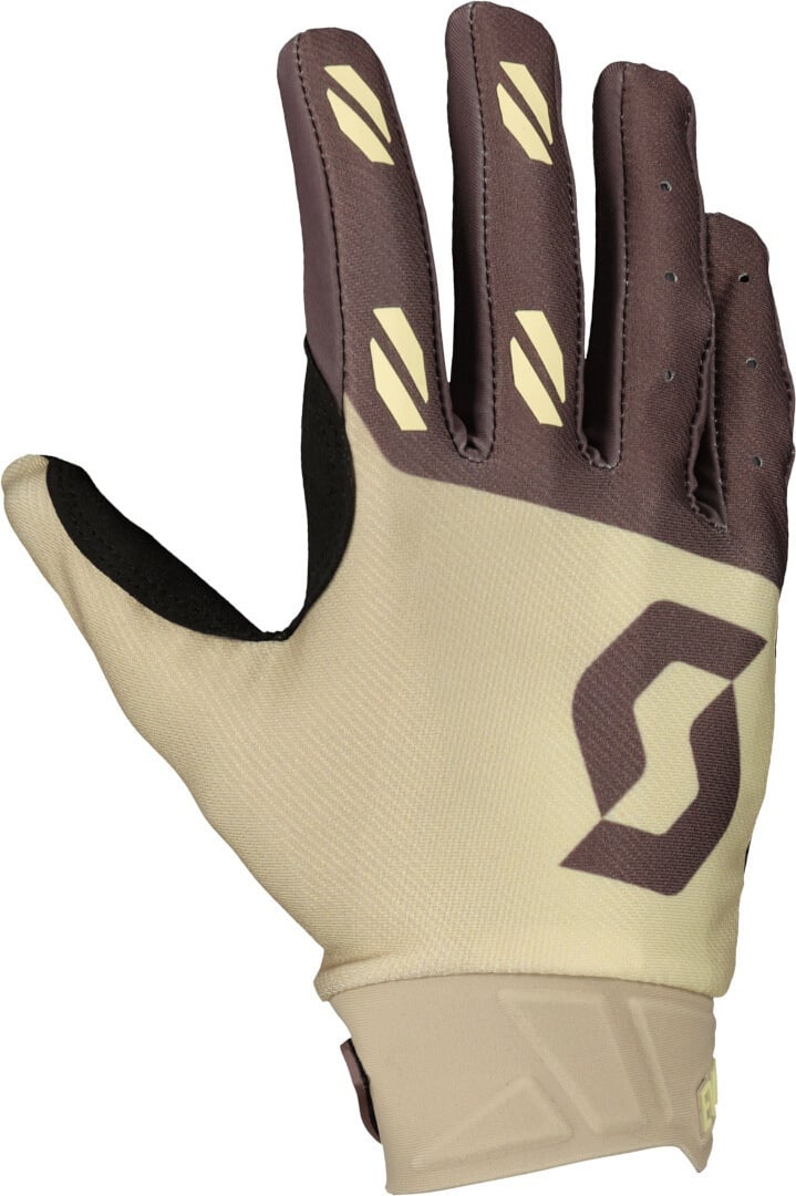 Scott Evo Fury Donkerbruin/Beige Motorcross handschoenen, L Voorman