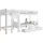 Okwish Etagenbett 90 x 200 cm Kiefer massiv weiß
