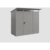 EcoStar Gerätehaus Trend-P Typ 1 RAL9007 graualuminium