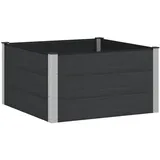 vidaXL Hochbeet 100 x 100 x 54 cm Schwarz