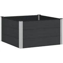 vidaXL Hochbeet 100 x 100 x 54 cm Schwarz