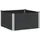 vidaXL Hochbeet 100 x 100 x 54 cm Schwarz